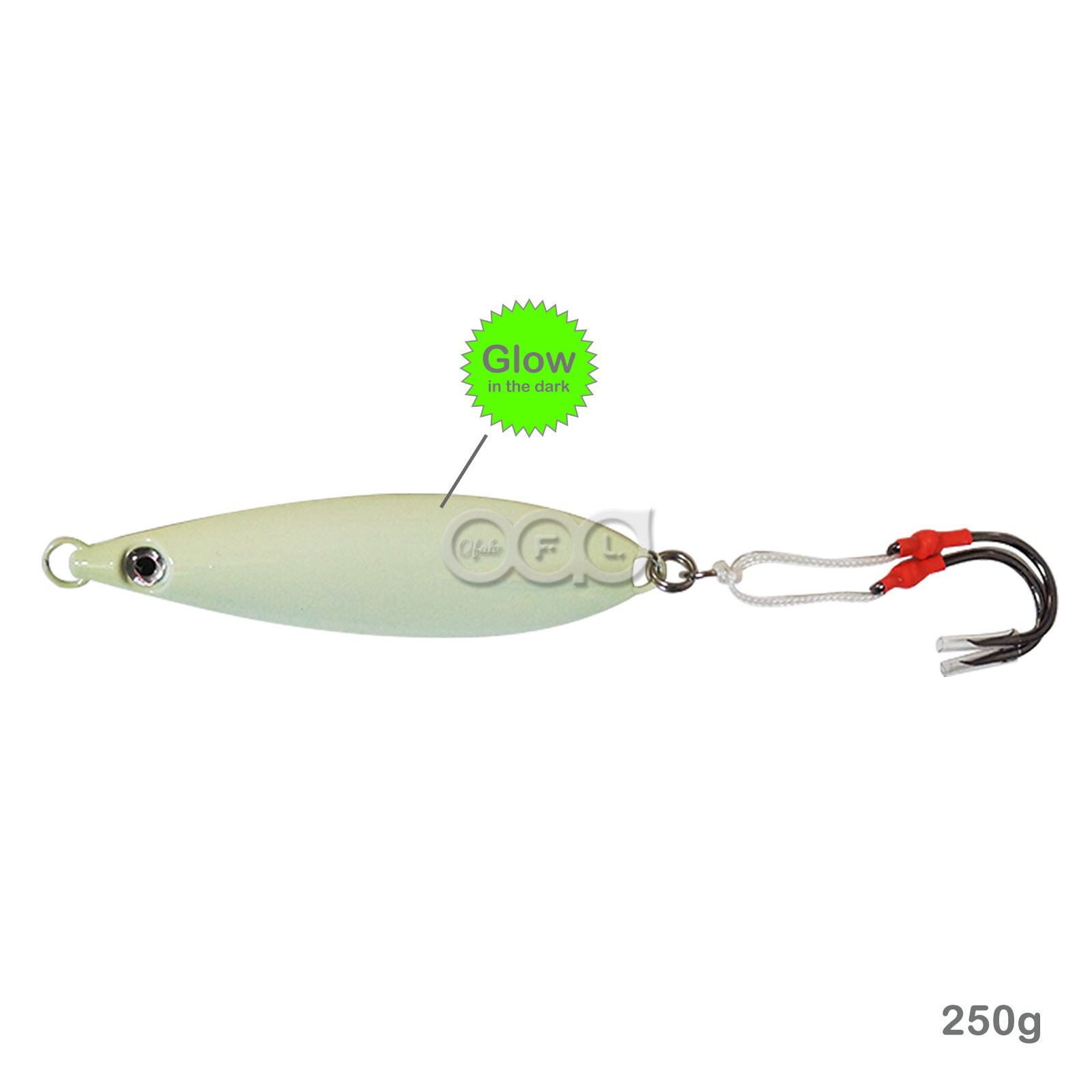 10pcs 9oz Fishing Flat Fish Jig 250g Speed Vertical butterfly Lures Random Color - Image 6