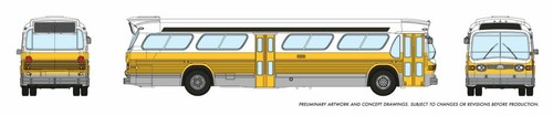 Rapido 573001 N Scale Boston New Look Bus - 第 1/1 張圖片