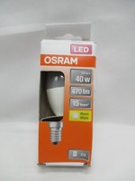 Osram Led Star Leuchtmittel Classic Kerze 5,5W = 40W E14 Matt 470 Lm 431072