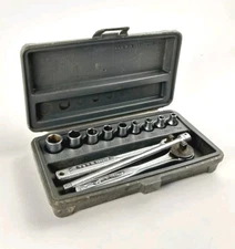 Sears Craftsman Simpsons 1/4” Socket Ratchet Breaker Bar Set SAE V SERIES USA