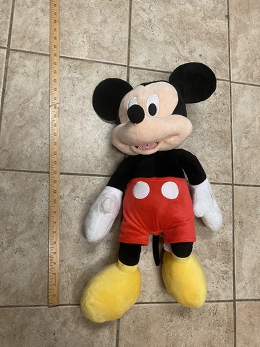 Jumbo Mickey Mouse Disney Parks Plush Large 24 in Tall Good Condition FREE SHIP - 第 1/3 張圖片