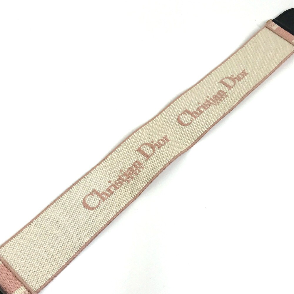 Dior Embroidery logo Thick belt wide belt Canvas/Leather Dior Embroidery logo Thick belt wide belt Canvas/Leather