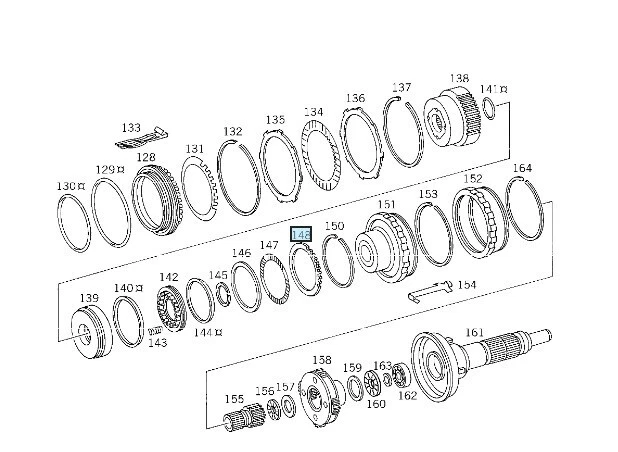 Scheibe Kupplung Äußere 2,8MM K2 Neu Und Original Mercedes カタヌキ屋様へのオーダー確認用