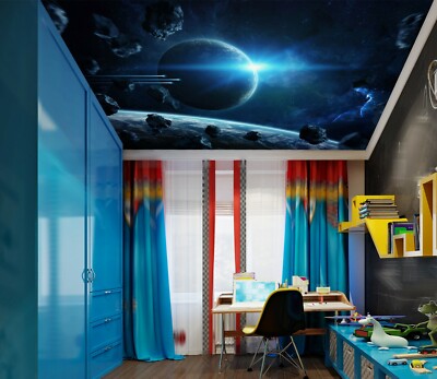 3D Planet Light 1169 WallPaper Murals Wall Print Decal Wall Deco AJ WALLPAPER