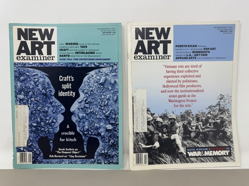 Lot of 17 New Art Examiner Magazines 1989 Modern Art, International, Andre Trial - Picture 4 of 24