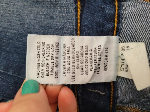 NWOT Joe's Jeans Skinny Mid Rise Dark Wash Jeans Size 14 - Picture 5 of 8