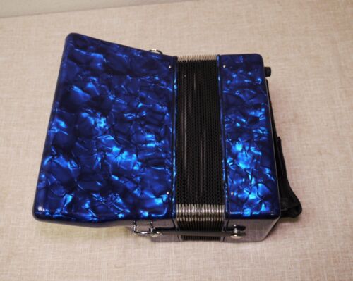 Accordion 22 Keys 8 Bass, Professional Musical Instruments for Adults Kids Child - Picture 6 of 10
