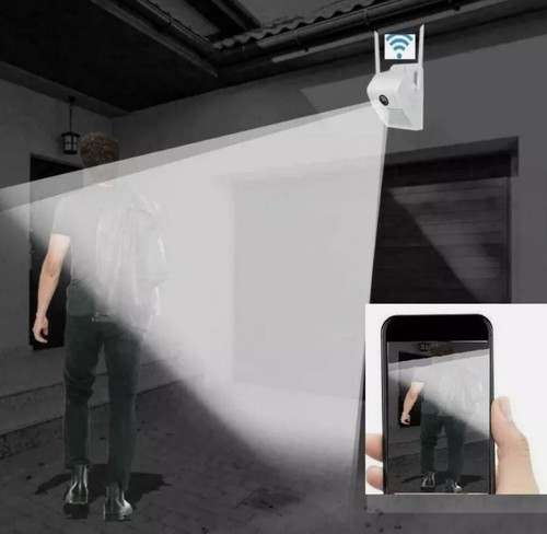 TELECAMERA Esterna LUCE LED SOLARE SENSORE di Movimento WI-FI TELECAMERE ESTERNE - Foto 6 di 7