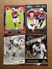 Rondale Moore 2021 Rookie Football Cards(4):Playbook & Next Up, Prestige