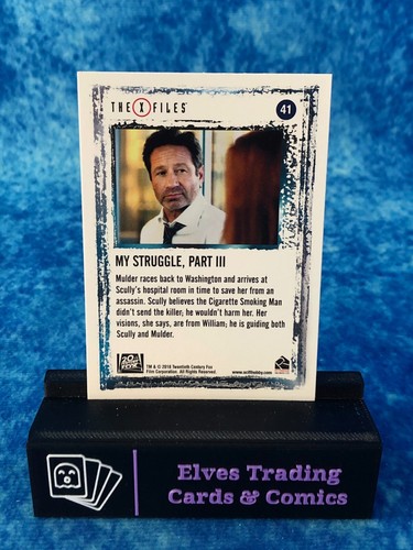 The X-Files: Seasons 10 & 11 SINGLE Non-Sport Trading card by Rittenhouse 2018 - Picture 82 of 182