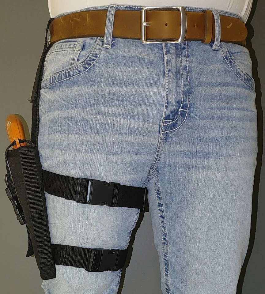 Funda Muslo Pierna Caída Negra Ruger Redhawk / Ruger Alaskan / 5.5" barril / EE. UU. Foto 2 de 4