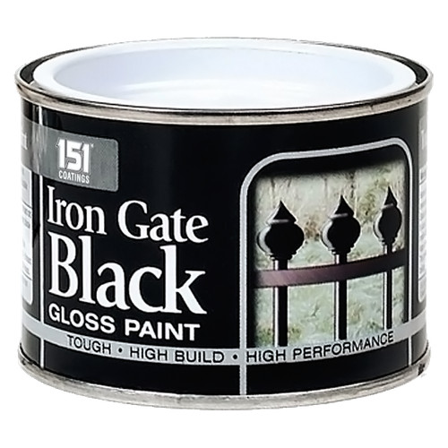 151 Coatings High Performance Iron Gate Black Gloss Paint 180ML- Pack Of  6 - Image 2
