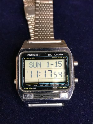 Rare Vintage Casio Dictionary Watch TE-2500 Module 178 | eBay