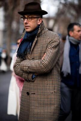 ジャケット・アウター Jieda HOUND'S TOOTH OVER COAT s-l400.jpg