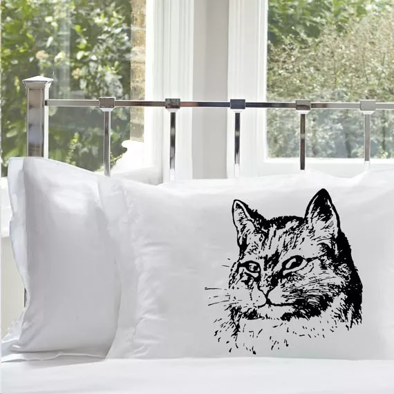 Face printed on clearance pillowcase