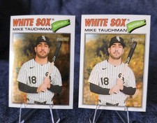 Topps 2026 Heritage Mike Tauchman Chrome & Base White Sox MLB 2 Card #90 Lot