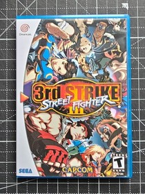 Dreamcast Street Fighter III You Choose Custom Case Color-NO Game or Manual
