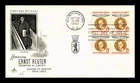 US COVER ERNST REUTER CHAMPION OF LIBERTY FIRST DAY ISSUE BLOCK OF 4 ARTCRAFT
