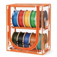 Filament Storage Box, 2 Tier 3D Printer Filament Storage Rack with Transparen...