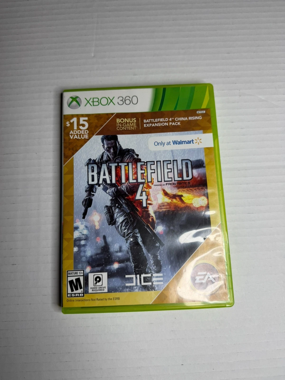 Battlefield 4 w/ China Expansion Pack - Xbox 360 - Disc, Case, and Manual
