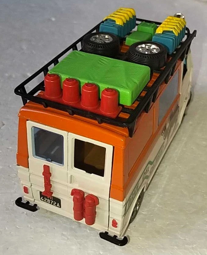 FIAT 242 nave del deserto Mebetoys Mattel 1/25 modellino 8629 anni 70 + scatola - Immagine 4 di 4