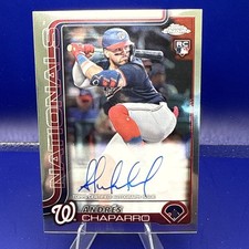2025 Topps Chrome - Rookie Autographs Andres Chaparro #RA-AC (AU, RC)
