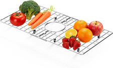24" X 12" Stainless Steel Sink Protector - Large Sink Rack for Bottom of Sink Ki