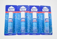 4 Ozium Air Sanitizerr Original Scent Smoke Odor Eliminator 0.8 oz can each