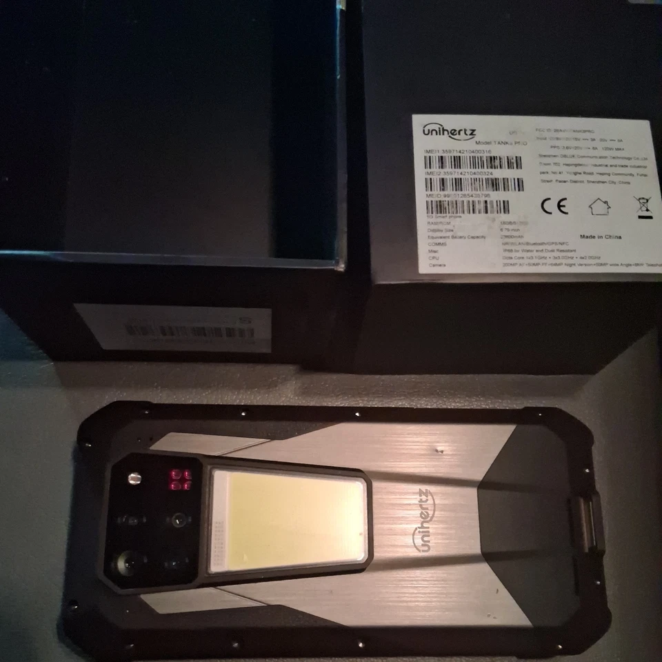 Unihertz Tank 3 Pro 5G Rugged Phone 100LM Projector 36GB+512G 200MP/Night Vision - Image 3 of 4