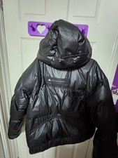 Adidas Stella McCartney Windproof Long Puffer Jacket Women's Size L Orig 100%