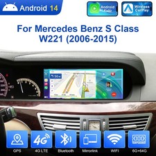 10,25" Android 14 Autoradio Für Mercedes S-Klasse W221 NTG3.0 Apple Carplay WiFi 10,25" Android 14 Autoradio Für Mercedes S-Klasse W221 NTG3.0 Apple Carplay WiFi