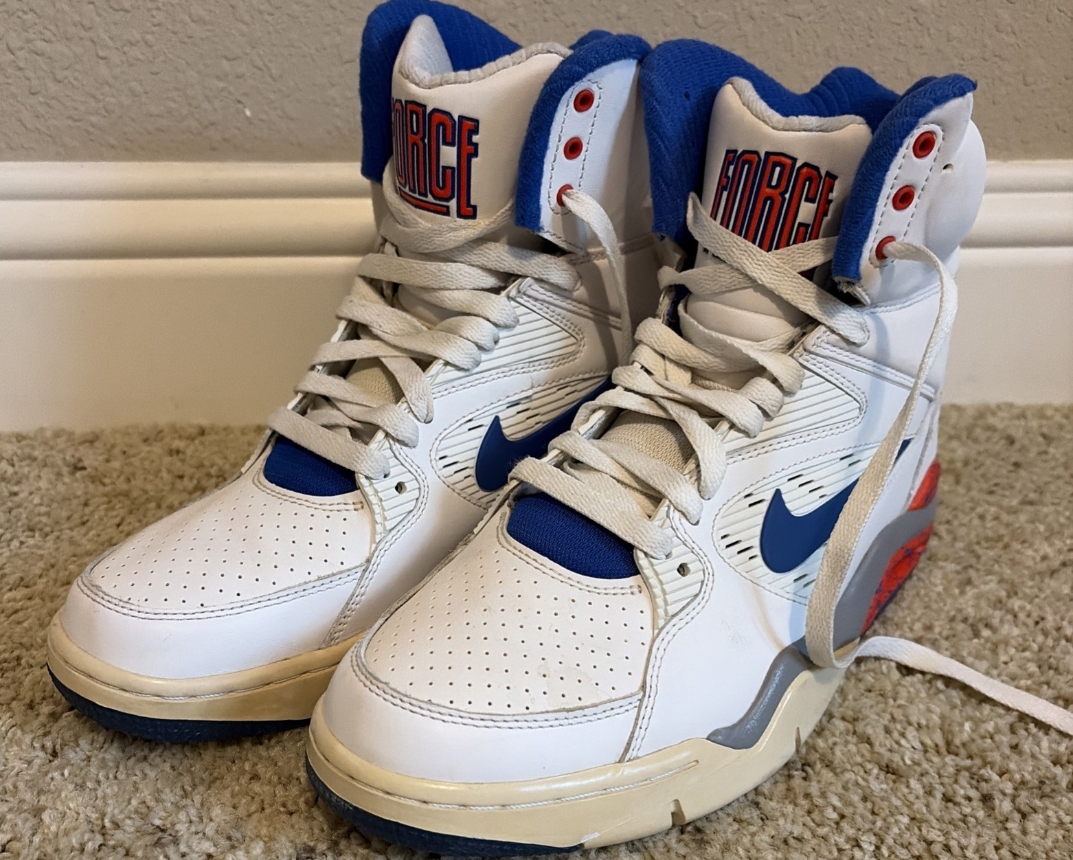 Nike Air Command Force Sixers 76ers Ultramarine White Billy 684715-101 Size 9