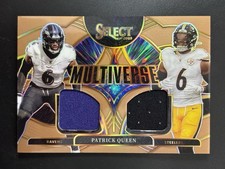 2025 Panini Select - Multiverse Copper /49 PATRICK QUEEN Patch Ravens, Steelers