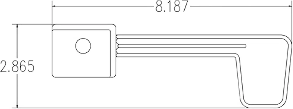 Plastic Mailbox Flag Replacement Kit, Red - Image 2 of 2