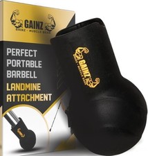 Gainz Landmine Row Barbell Attachment T Bar/V Bar 360  Swivel Rotation Fits