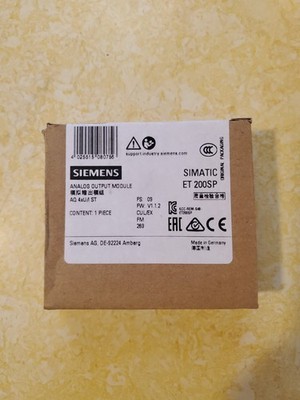 Siemens 6ES7 135-6HD00-0BA1 Simatic ET 200SP Analog Input  New in box