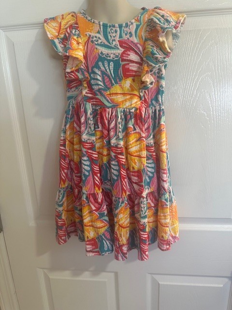 Crown & Ivy Size 6 Girls Multicolor Sleeveless Summer Dress