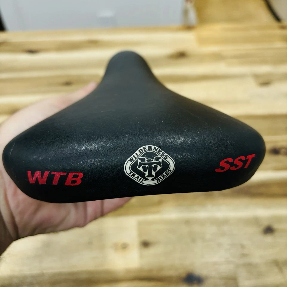 Sillín de asiento vintage WTB SST Wilderness Trail bicicletas bicicleta de montaña años 90 negro Foto 4 de 4