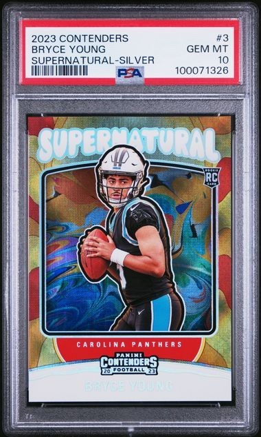 Bryce Young Panini Contenders Supernatural #3 Silver