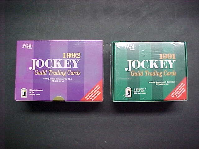 1991 & 1992 Jockey Guild Trading Cards Factory Sealed sets
