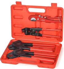 iCrimp IWS-1807CN PEX Crimping Tool Kit with PEX Crimpers, PEX Tubing Cutter
