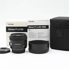 SIGMA 30mm F1.4 DC HSM Lens for Nikon [Top Mint]