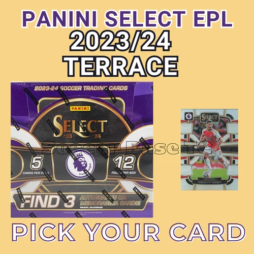2023-24 Panini Select Premier League EPL - Pick Your Player Card 1-100 TERRACE
