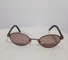 Vintage Ralph Ralph Lauren Oval Sunglasses H 952/S 04J Metal Frame Gray Lenses