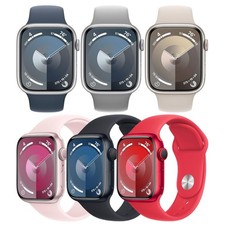 Apple Watch Series 9 41MM/45MM GPS Aluminum Case with Sport Band - Excellent