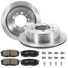 Fits Land Cruiser Tundra Sequoia Lx570 Rear Brake Disc Rotors Ceramic Brake Pads Fits Land Cruiser Tundra Sequoia Lx570 Rear Brake Disc Rotors Ceramic Brake Pads