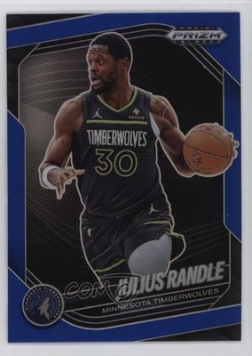 2024-25 Panini Prizm Black Blue Prizm 122/199 Julius Randle #24 1t3r