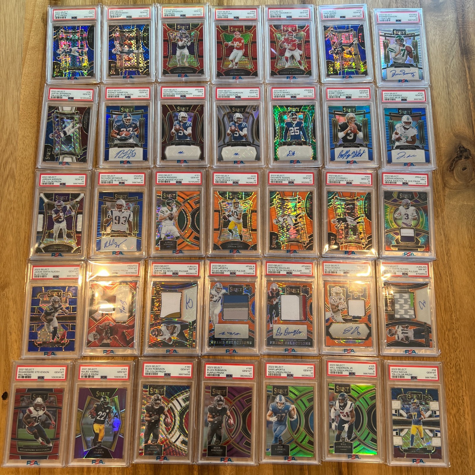 Ultimate Football SLAB Mystery Chase Pack Guaranteed One PSA Graded Card!  view 7