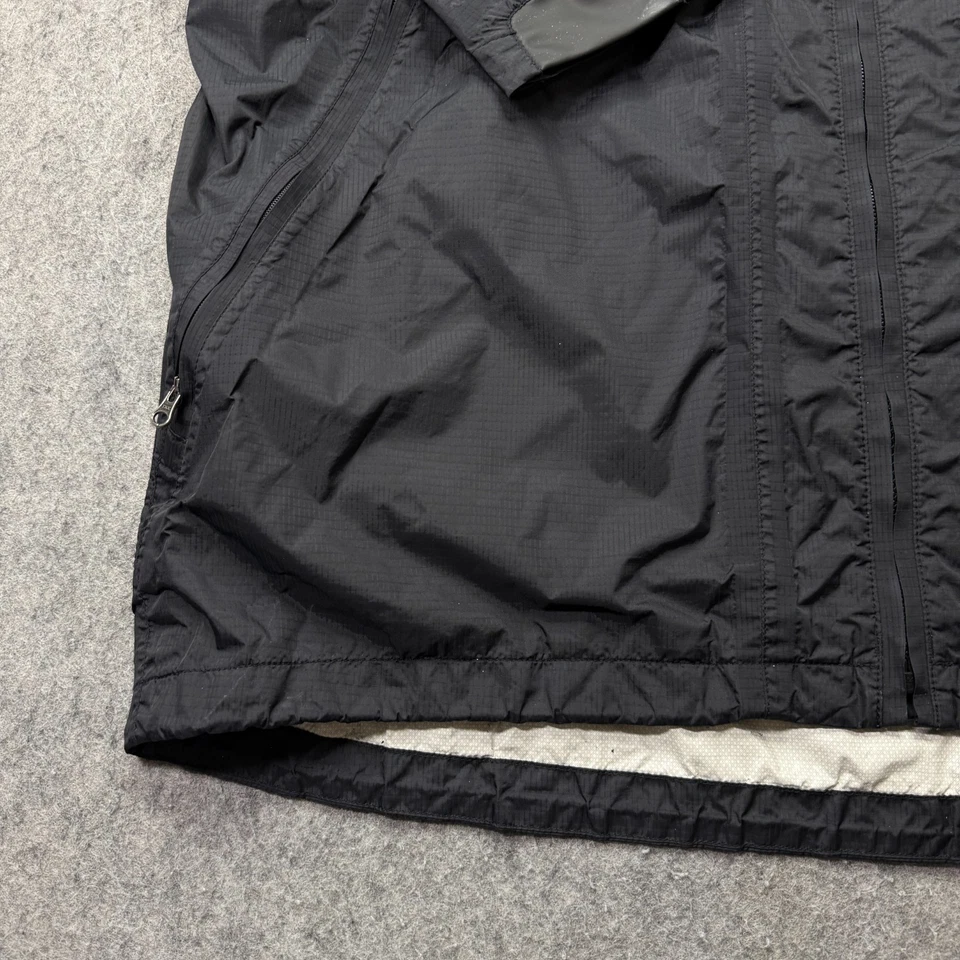 Chaqueta de Lluvia Marmot Hombre XL Negra Con Capucha Rendimiento Cremallera Completa Impermeable Foto 4 de 4