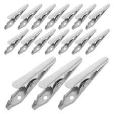 100 Pcs Mini Metal Clips Small Spring Clamps for Office Retail Crafts